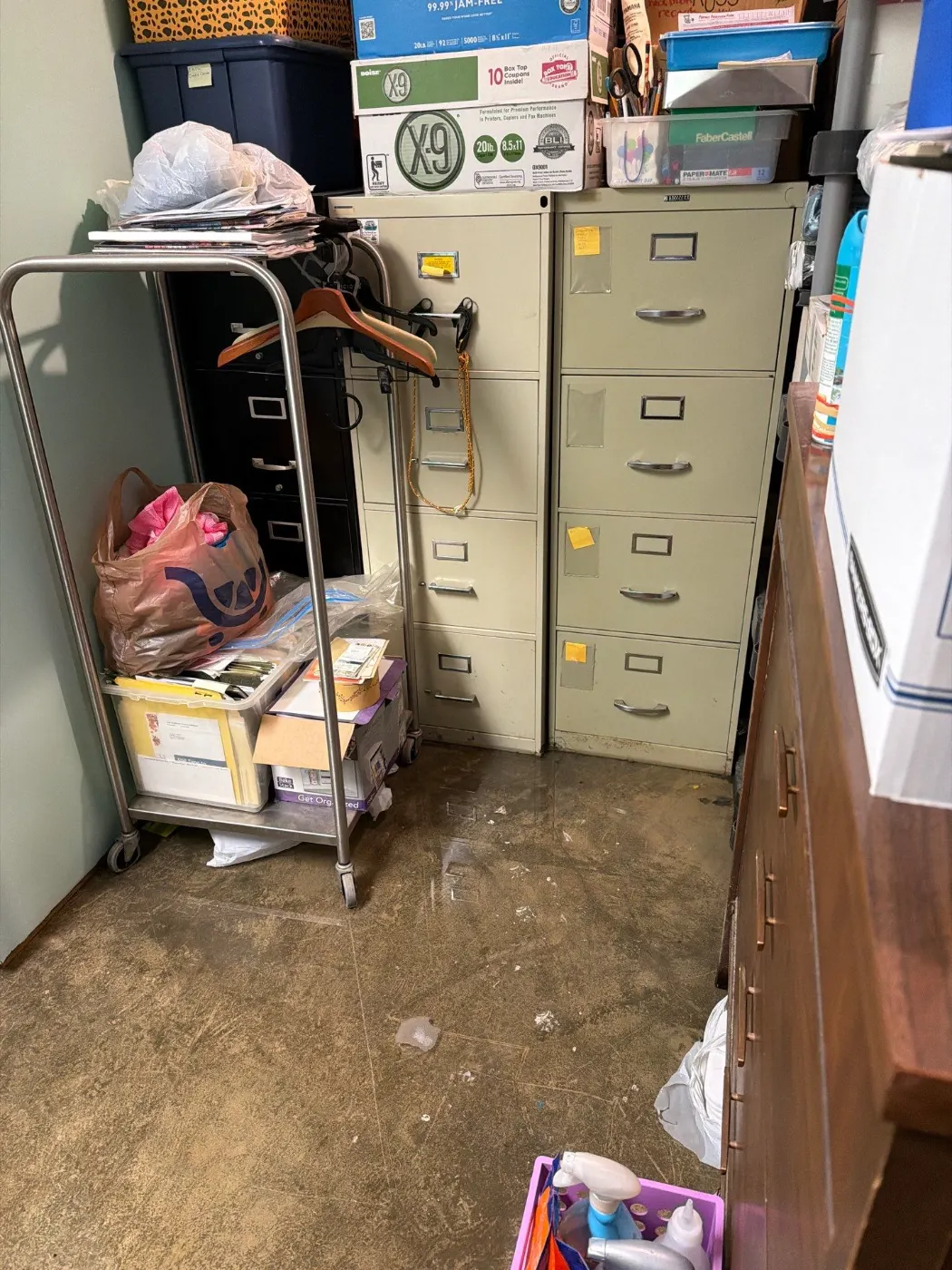 After-hours dry-out at Morse Reservoir commercial property
