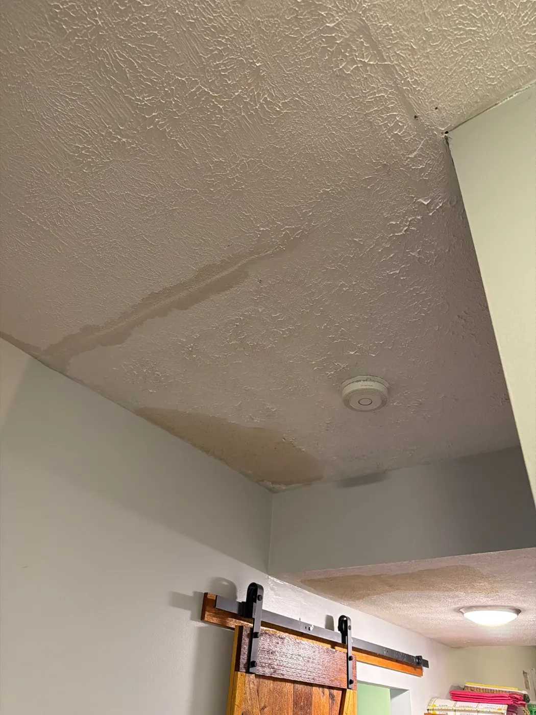 Thermal imaging during water damage assessment in Morse Reservoir residence